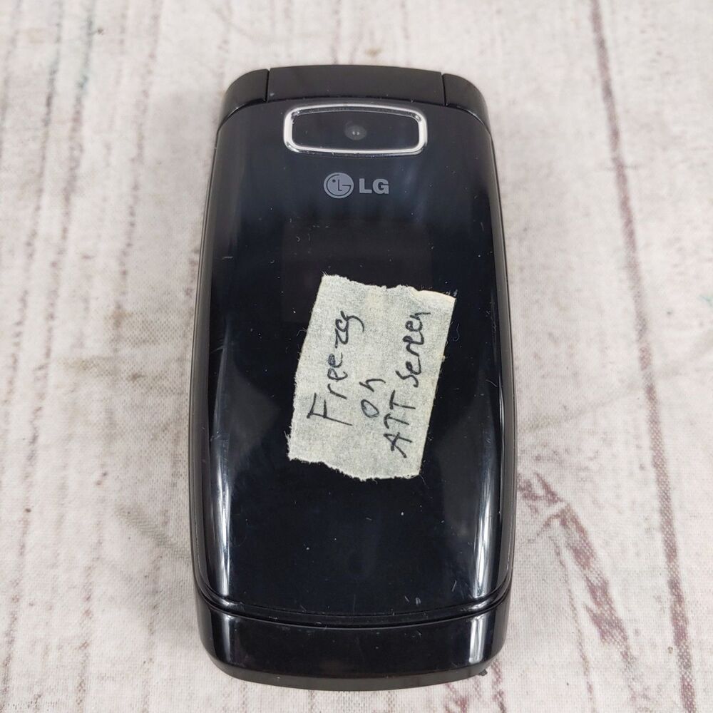 PARTS ONLY - Vintage LG CE110 AT&T Flip Phone Black Cell Phone Y2K - AS-IS